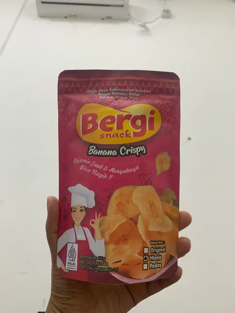 Keripik Pisang Bergi Snack